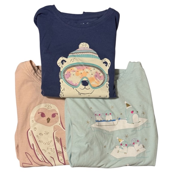 Girls Size 10/12 Long Sleeve Shirts (3 Pack BUNDLE) - Picture 1 of 7